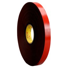 3M™ VHB™ Tape 4655, Dark Gray, 1/2 in x 36 yd, 62 mil, Small Pack, 4
rolls per case