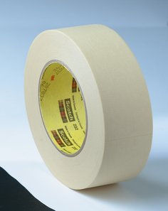 3M™ High Performance Masking Tape 232, Tan, 6 mm x 55 m, 6.3 mil, 144
Roll/Case