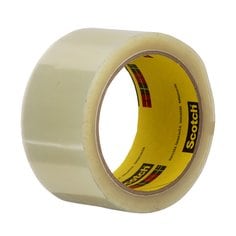 3M™ Polyester Film Tape 856, Transparent, 2 in x 72 yd, 24/Case