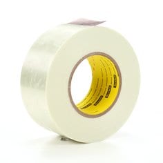 Scotch® High Strength Filament Tape 890SR, Clear, 48 mm x 500 m, 7.7
mil, 1 roll per case