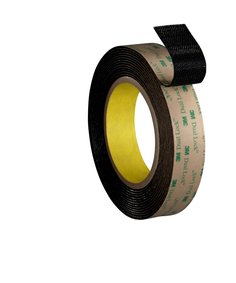 3M™ Dual Lock™ Reclosable Fastener SJ3782, Black, 1 in x 50 yd, Type
250, 8 per case, Functional Splice