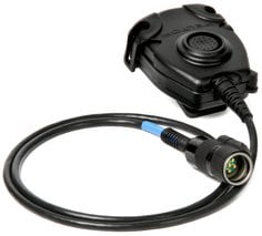 3M™ PELTOR™ Push-To-Talk (PTT) Adapter Military Radio FL5601-02, with
6-PIN MIL-C-55116 Connector, 1 EA/Case