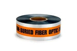 Scotch® Detectable Buried Barricade Tape 409, CAUTION BURIED FIBER OPTIC
LINE BELOW, 6 in x 1000 ft, Orange, 4 rolls/Case