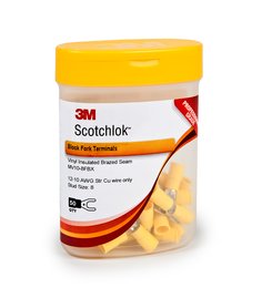 3M™ Scotchlok™ Fork Nylon Insulated, 50/bottle, MNG10-8FX, wider-tongue
design for use on free-standing studs, 500/Case