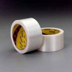 Scotch® Bi-Directional Filament Tape 8959, Clear, 48 in x 180 yd, 5.7
mil, 1 roll per case