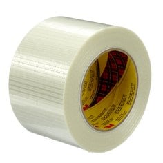 Scotch® Bi-Directional Filament Tape 8959, Clear, 4 in x 60 yd, 5.7 mil,
12 rolls per case