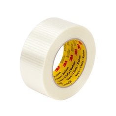 Scotch® Bi-Directional Filament Tape 8959, Clear, 48 mm x 330 m, 5.7
mil, 6 rolls per case