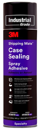 3M™ Shipping-Mate™ Case Sealing Adhesive, Clear, 24 fl oz Can (Net Wt
17.3 oz), 12/Case, NOT FOR SALE IN CA AND OTHER STATES