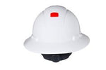 3M™ Full Brim Hard Hat H-801V-UV, White 4-Point Ratchet Suspension,
Vented, with Uvicator,20 EA/Case