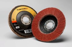 3M™ Cubitron™ II Flap Disc 967A, 80+, T27, 4-1/2 in x 7/8 in, 10 ea/Case