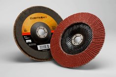 3M™ Cubitron™ II Flap Disc 967A, 80+, T29, 7 in x 7/8 in, 5 ea/Case