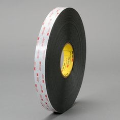 3M™ VHB™ Tape 5952P, Black, 1220 mm x 33 m, 1.1 mm, Paper Liner, 1 roll
per case