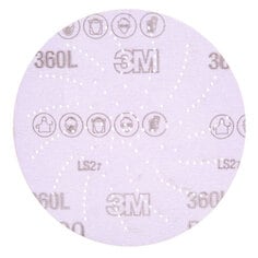 3M Xtract™ Film Disc 360L, 01710, P600 3MIL, 5 in, Die 500LG,
100/Carton, 500 ea/Case