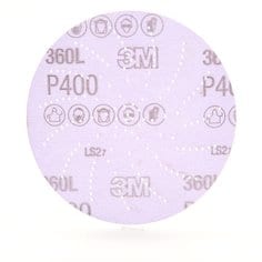 3M Xtract™ Film Disc 360L, 01708, P400 3MIL, 5 in, 100/Carton, 500
ea/Case