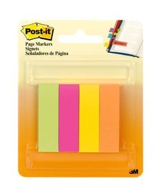 Post-it® Page Marker 670-4-D, .5 in x 1.75 in (12,7 mm x 44,4 mm)