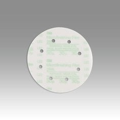 3M™ Hookit™ Microfinishing Film Disc 268L, 30 Mic 3MIL, Type D, 6 in x
NH, D/F 8HL, Die 600HY, 25/Bag, 500 ea/Case