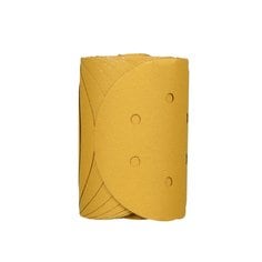 3M™ Stikit™ Gold Film Disc Roll Dust Free, 01383, 6 in, P80, 100 discs
per roll, 4 rolls per case