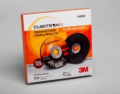 3M™ Cubitron™ II Depressed Center Grinding Wheel, 87209, T27, 4-1/2 in x
1/4 in x 7/8 in, Single Pack, 10 ea/Case