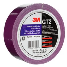 3M™ Premium Matte Cloth (Gaffers) Tape GT2, Purple, 48 mm x 50 m, 11
mil, 24/Case
