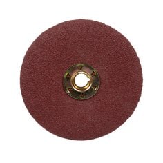 Standard Abrasives™ Quick Change Aluminum Oxide Resin Fiber Disc,
531104, 50, TSM, Brown, 5 in, Die QS500XM, 25/Car, 100 ea/Case