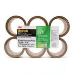 Scotch® Box Sealing Tape 371, Tan, 72 mm x 50 m, 24/Case (6 rolls/pack 4
packs/case), Conveniently Packaged
