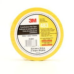 3M™ Polyethylene Tape 483, Yellow, 1 in x 36 yd, 5.0 mil, 36 rolls per
case, Individually Wrapped Conveniently Packaged