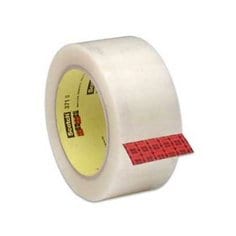 Scotch® Box Sealing Tape 371, Clear, 48 mm x 2000 m, 3/Case