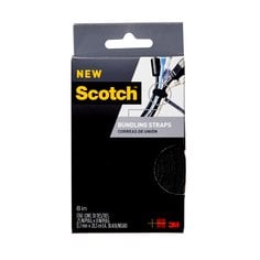 Scotch™ Bundling Straps RF3760, 30 count, .25 in x 8 in (6,3 mm x 20,3
cm) Black