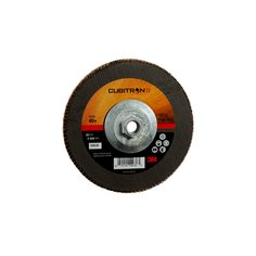3M™ Cubitron™ II Flap Disc 967A, 40+, T27 Quick Change, 7 in x 5/8"-11,
Giant, 5 ea/Case