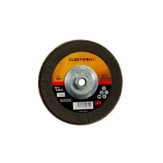 3M™ Cubitron™ II Flap Disc 967A, 80+, T29 Quick Change, 7 in x 5/8"-11,
Giant, 5 ea/Case