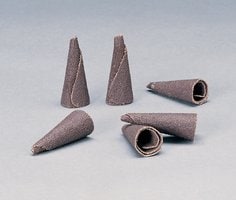 Standard Abrasives™ Aluminum Oxide Tapered Cone Point, 708559, K-110 320, 100 ea/Case