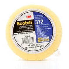 Scotch® Box Sealing Tape 372, Clear, 48 mm x 100 m, 36/Case,
Individually Wrapped Conveniently Packaged