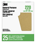 3M™ Aluminum Oxide Sandpaper 99401NA-M, 9 in x 11 in, 220 grit