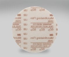 3M™ Hookit™ Microfinishing Film Disc 268L, 60 Mic 3MIL, Type D, 6 in x
NH, Die 600Z, 25/Bag, 500 ea/Case