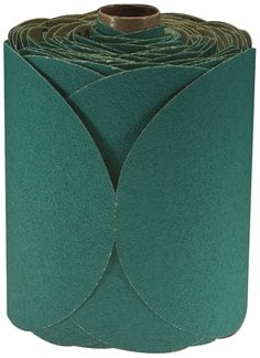 3M™ Stikit™ Green Disc Roll, 01501, 5 in, 80, 100 discs per roll, 10
rolls per case