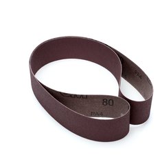 3M™ Cloth Belt 341D, 80 X-weight, 3 in x 98 in, Film-lok, Single-flex,
50 ea/Case