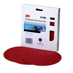 3M™ Red Abrasive Stikit™ Disc Value Pack, 01260, 6 in, P80, 25 discs per
carton, 4 cartons per case