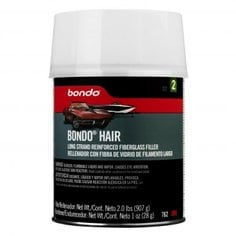 Bondo® Hair Long Strand Fiberglass Reinforced Filler, 00762ES, 1 Quart,
4 per case