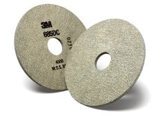 3M™ Diamond and CBN Wheels and Tools, 685DC TRIZ DIA PLSNG WHL 1A8,
6X3/8X1-1/4, 10 MIC, 1 ea/Case