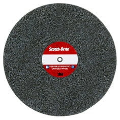 Scotch-Brite™ Deburr & Finish Pro Unitized Wheel, DP-UW, 6C Medium+, 8
in x 1 in x 1/2 in, 2 ea/Case