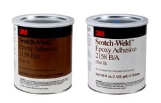 3M™ Scotch-Weld™ Epoxy Adhesive 2158, Gray, Part B/A, 1 Gallon, 2 Kit/Case