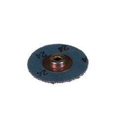 Standard Abrasives™ Quick Change Aluminum Oxide 2 Ply Disc, 522301, 24,
TSM, Brown, 1-1/2 in, Die QS150SM, 50/Carton, 200 ea/Case