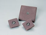 Standard Abrasives™ Aluminum Oxide Square Pad, 730415, 80, 4 in x 4 in x
3/8 in x 1/4"-20, 100 ea/Case