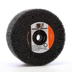 Standard Abrasives™ MD Mini-Brush 875713, 4-1/2 in x 2 in x 5/8-11 FB051
15-46 A VFN Medium Density, 2 ea/Case