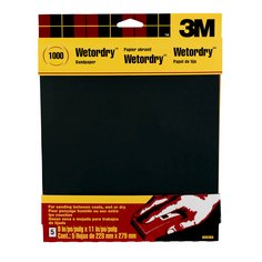 3M™ Wetordry™ Sandpaper 9083NA-20, 9 in x 11 in (228 mm x 279 mm)
1000-grit