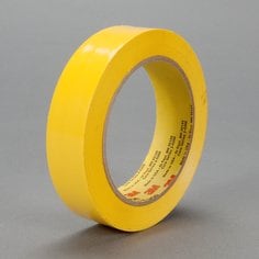 3M™ Polyethylene Tape 483, Yellow, 1 in x 36 yd, 5.0 mil, 36 rolls per
case
