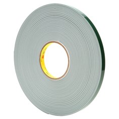 3M™ VHB™ Tape 4618, White, 1 in x 72 yd, 25 mil, 9 rolls per case