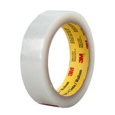 3M™ Polyester Film Tape 856, Transparent, 3/4 in x 72 yd, 48/Case