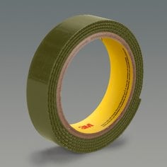 3M™ Loop Fastener SJ3401, Olive, 1 in x 50 yd, 12 rolls per case