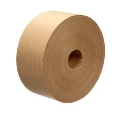 3M™ Water Activated Paper Tape 6145, Natural, Light Duty Reinforced, 3
inch x 600 ft, 10/Case